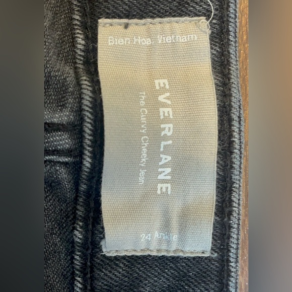 Everlane The Curvy 90s Cheeky Ankle Jeans Women’s 24 High Rise Denim Dark Wash - Picture 5 of 8